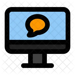 Chat computer  Icon