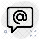 Correo electrónico de chat  Icono