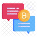 Chat Financiero Chat De Negocios Chat Criptografico Icono