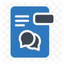 Chat-Datei  Symbol