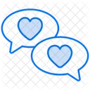 Chat De Amor Amor Corazon Icono