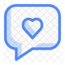 Chat De Amor Amor Corazon Icono