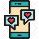 Mensaje Movil Corazon Icon