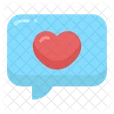 Chat De Amor Amor Corazon Icono