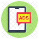 Chat De Anuncios Moviles Mensaje De Anuncios Comunicacion De Anuncios Icono