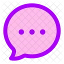 Chat de burbujas  Icono