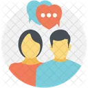 Velocidad Cita Chat Icono