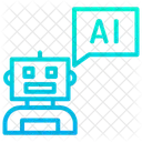 Entidad Conversacional Artificial Bot Bot De Chat Icono