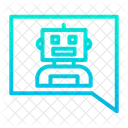 Entidad Conversacional Artificial Bot Bot De Chat Icono