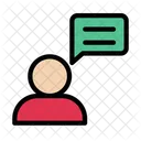 Mensaje Burbuja Avatar Icono