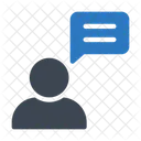 Mensaje Burbuja Avatar Icono