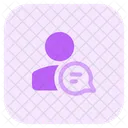 Chat de usuario  Icono