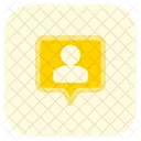 Chat de usuario  Icono