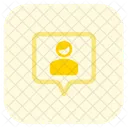 Chat de usuario  Icono