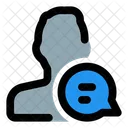 Chat de usuario  Icono