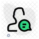 Chat de usuario  Icono