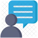 Chat de usuario  Icono