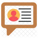 Chat de usuario  Icono