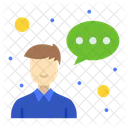 Chat de usuario  Icono