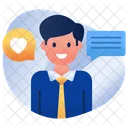Chat de usuario  Icono