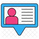 Chat de usuario  Icono