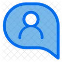 Chat Usuario Negocios Icono
