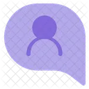 Chat Usuario Negocios Icono