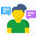 Chat de usuario  Icono