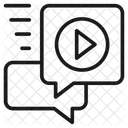 Mensagem De Video Mms Multimidia Ícone