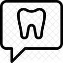 Bate Papo De Dente Bate Papo Odontologico Atendimento Odontologico Ícone