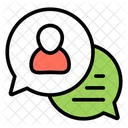 Bate Papo Do Usuario Mensagem Comunicacao Icon