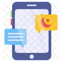 Chat Eid Movil Mensaje Eid Movil Comunicacion Icono