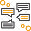 Bate Papo Em Grupo Bate Papo Multiusuario Mensagens Em Grupo Ícone