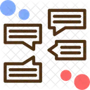 Bate Papo Em Grupo Bate Papo Multiusuario Mensagens Em Grupo Ícone