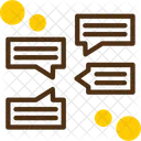 Bate Papo Em Grupo Bate Papo Multiusuario Mensagens Em Grupo Ícone