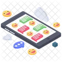 Chat Emoji Emotions Mobile Emotags Icon
