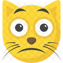 Chat Emoji Visage Icône