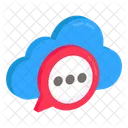 Chat en la nube  Icono