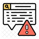 Chat Error  Symbol