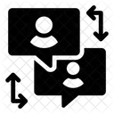 Message Transferring Chat Exchange Message Exchange Icon