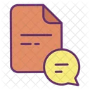 Chat Chat File Chat Document Icon