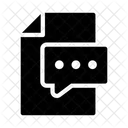 Chat File  Icon