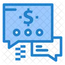 Chat Financiero Chat De Dolares Comunicacion Financiera Icono