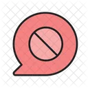 Chat Forbidden Forbidden Restricted Icon