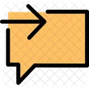 Chat Forward  Symbol
