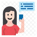 Chat Girl  Icon