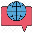 Chat Global Comunicacion Global Mensaje Global Icono