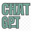Chat Gpt Text Gpt Text Chat Gpt Typography 아이콘