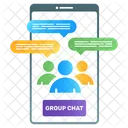 Grupo de chat  Icono