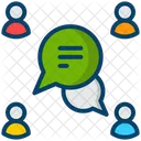 Grupo de chat  Icono